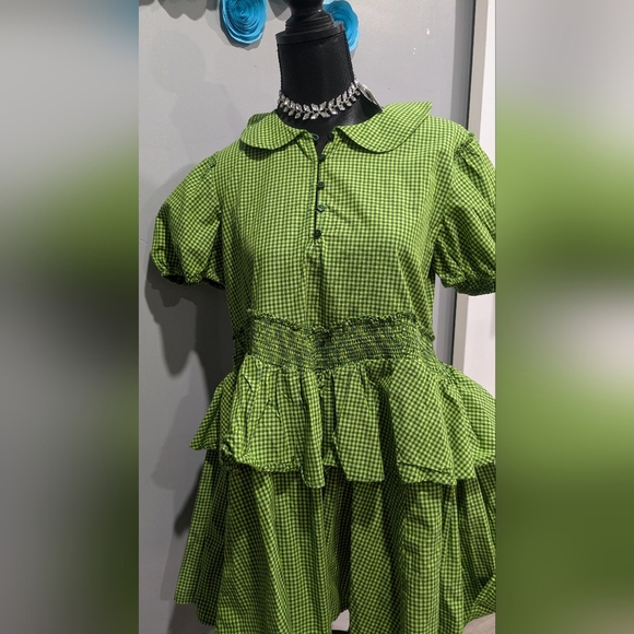 Urban Outfitters Ruffled Mini Babydoll Dress - Picture 3 of 6